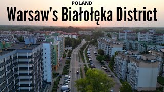 Warsaws Białołęka District  4K drone video [upl. by Arrimat394]