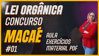 Lei Orgânica de Macaé 01 [upl. by Amsa732]