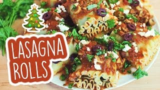 Lasagna Rolls  Day 9 of 12 Days of Vegan Christmas Recipes [upl. by Imogene]