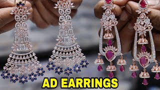 Ad Jhumka  Artificial Ad Long Earrings  Doublet Stone Earrings in Wholesale Price Part 36 [upl. by Charyl]