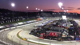 Denny Hamlin wrecks Chase Elliott at Martinsville 2017 [upl. by Asiul]