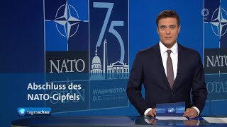 tagesschau 2000 Uhr 11072024 [upl. by Ylim]