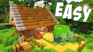 Perfect Minecraft Starter House Tutorial 2024 [upl. by Naeloj956]