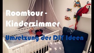 Roomtour Kinderzimmer – Umsetzung der DIY Ideen [upl. by Lammond]