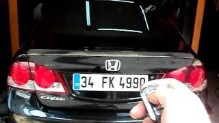 vanalı egzoz HONDA CIVIC wwwegzozmarketcomtr İSTANBUL  Turkey [upl. by Anec]