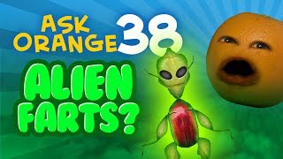 Annoying Orange  Ask Orange 38 Alien Farts [upl. by Haliak]