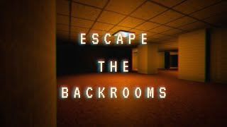 ESCAPE THE BACKROOMS  COMEDY HORROR Game play with Friends [upl. by Niki419]