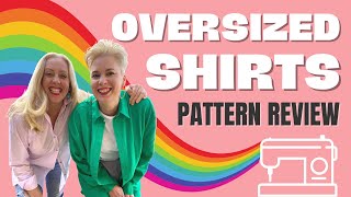 Oversized Shirt Pattern Review  Sewing Shirts For Spring [upl. by Akiner39]