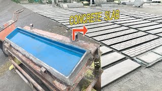 How to Make Precast Concrete Plates Slabs  Marking process [upl. by Noguchi]