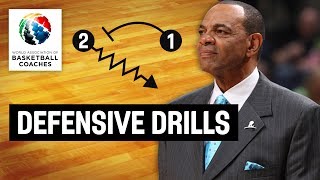 Defensive Drills  Lionel Hollins Brooklyn Nets  Basketball Fundamentals [upl. by Durwin]