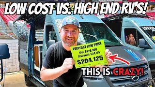 Cheapest Van vs Most Expensive Van Class B Camper Vans [upl. by Lered]