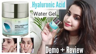 wowHyaluronicAcidwaterGelWow Hyaluronic acid water gel Review Demo  Bhawna Sharma [upl. by Ydde]