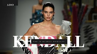 Kendall Jenner  Top 10 Runway Moments [upl. by Koblas]