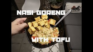 NASI GORENG WITH TOFU  THE KITCHEN HERO ON SOCKS [upl. by Cuda]