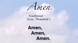 Amen Tune Threefold 1 Baptist Hymnal 652 [upl. by Selima143]