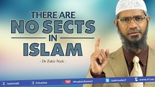 There are NO SECTS in ISLAM  Dr Zakir Naik [upl. by Adneral]