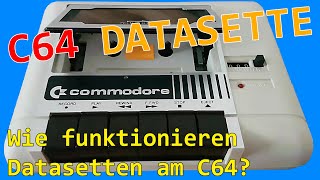 Datasetten auf dem C64  Datasette 1530 Funktion und Bedienung [upl. by Hait]