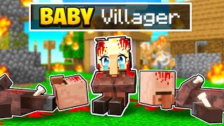 I Survived 1000 Hours as a Baby Villager [upl. by Esinned]