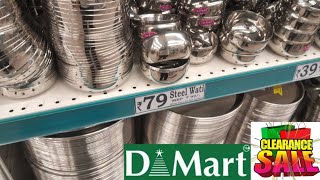 Dmart latest clearance sale Dmart kitchen and household latest offers  Dmart Shopping [upl. by Llenyar]