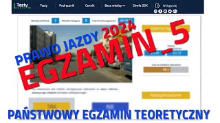 ✅❌Cały egzamin na prawo jazdy 2024❌✅ część 52024 kategoria B [upl. by Rratsal179]