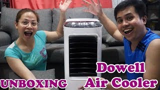 DOWELL AIR COOLER  Unboxing Quick Review and Comparison to Ordinary Electric Fan [upl. by Delphine]