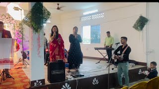 Dawa Tsering amp Nima Teki  Christian wedding  Part 3  Wedding singing [upl. by Gnaoh]