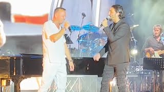 Gigi D’alessio invita sul palco Tony Colombo  Palermo 2023 [upl. by Nimaj]