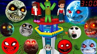 I FOUND SCARY LUNAR MOONS 😰😱 IN MINECRAFT  MINECRAFT HORROR [upl. by Bor]