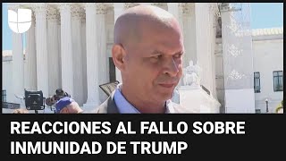 Oficial herido en asalto al Capitolio rechaza el fallo de la Corte Suprema sobre inmunidad de Trump [upl. by Annhej786]