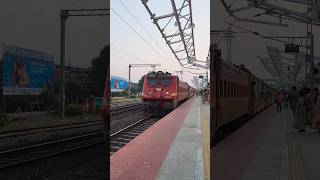 10 Hours Delay Wap4 Mokama Howrah Arriwal Chandannagar Station shorts viral [upl. by Noloc]