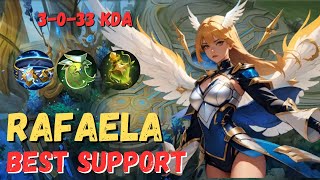 WHEN RAFAELA GOT LUCKY IN MATCHMAKING  RAFAELA BEST BUILD 2024  MOBILE LEGENDS [upl. by Dirraj]