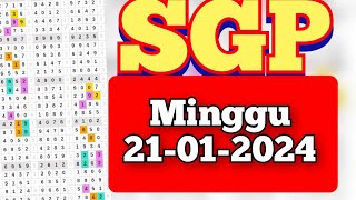 tarikan paito sgp hari minggu21012024prediksi sgp hari inibocoran sgp [upl. by Eecyaj]