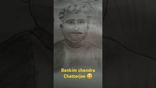 Bankim chandra Chatterjee drawing like 👍 and subscribe artworkpencil sketch short [upl. by Anay754]