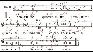 Organ Prelude Improvisation amp Introitus quotLaetetur corquot [upl. by Bail]