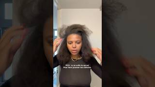 4C hair 🤗💆🏽‍♀️🎀🫧 4chair 4chairstyles cheveux4c grwm [upl. by Adiuqram942]