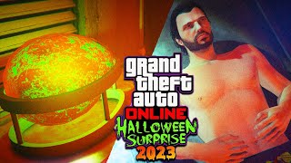 Fort Zancudo Alien Event Guide Unlock  Shirt  GTA Online Halloween Surprise 2023 [upl. by Lleneg12]