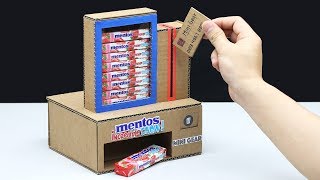 How to Make Vending Machine with mentos incredible CHEW [upl. by Emmey695]