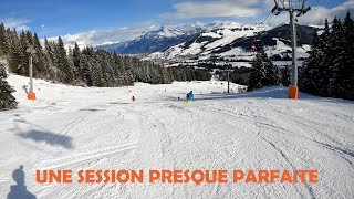 Comment se faire un tibia en ski Session du 24022024 [upl. by Fonsie]