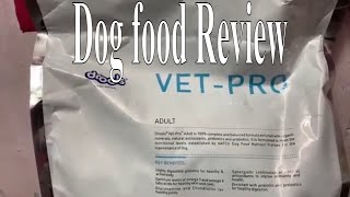 Drools Vet  Pro Dog Food Review [upl. by Noirred]