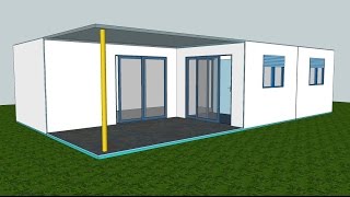 屳 33 0 6 30 66 78 63  Maison container 63M² france [upl. by Zirtaeb]