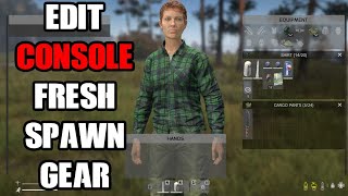 How To Edit amp Change Fresh New Player Spawn Gear Item Loot On DayZ Console amp PC Community Servers [upl. by Andert535]