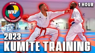 KARATE KUMITE TRAINING 2023 WKF 1HOUR [upl. by Penrod]