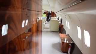 Private MD87 Business Jet Interior N167AS [upl. by Nue]