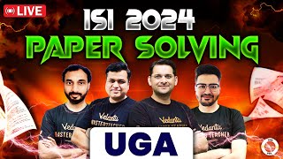 ISI 2024 Paper Solving  UGA  Indian Statistical Institute Entrance Exam  VOS [upl. by Oech55]