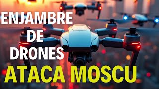 DRONES SIEMBRAN TERROR EN MOSCÚ DESTROZOS Y UNA MUERTE [upl. by Darrej]