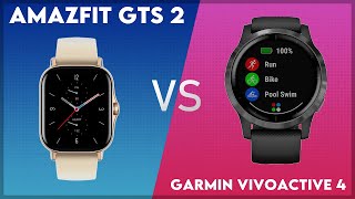 Amazfit GTS 2 vs Garmin Vivoactive 4 Comparison [upl. by Corie]