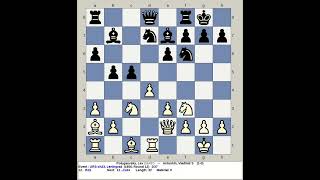 Polugaevsky Lev vs Antoshin Vladimir S  URS Chess 23 1956 Leningrad Russia [upl. by Duthie]