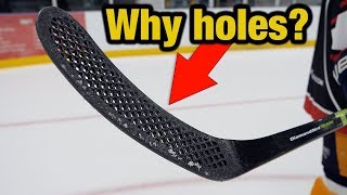 Holes in a hockey stick blade TOVI Hockey Sticks with DiamondAire BLADE Overview [upl. by Heathcote895]