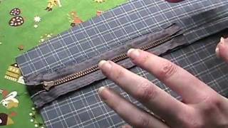 How to Sew a Zipper In a Seam [upl. by Daberath]