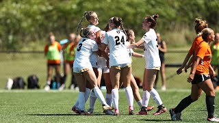 Johnsons goal gives womens soccer win in season opener [upl. by Negriv338]